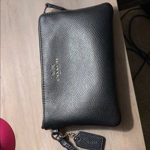 SOLD Coach leather pouch
